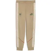Puma Sportbroek 'Marokko King' lichtbruin / donkergroen / wit