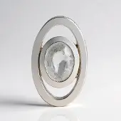 Cavill - Zilveren Hanger - 925 Sterling Zilver - 1,063 ct Zirkoon Ovaal Tanzania - Modern Bezelzet Design - Elegante Zilveren Sieraden