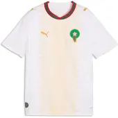 Puma Functioneel shirt 'Marokko 2026' mosterd / groen / donkerrood / wit