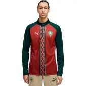 Puma Functioneel shirt 'Marokko' groen / donkerrood / wit