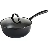 Satake Steelpan Lichtgewicht Ø20 Cm Met Anti-aanbaklaag - Steelpannen Gietijzer Black - K-SKRULL20