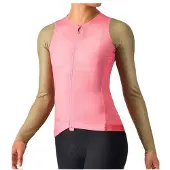 Castelli - Women's Corretto Long Sleeve Jersey - Fietsshirt S, roze