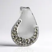 Cavill - Zilveren Hanger met 31 Marcasieten 0,618 Ct - 925 Sterling Zilver - Vintage Druppelvormig - Elegant & Tijdloos