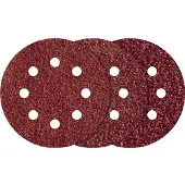 Wolfcraft - Set klittenbandschijven voor hout/metaal, Ø 125 mm, 15-dlg. - 8401000