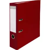 Exacompta 20x Ordner met hefboom in PP /karton - rug van 80mm - A4 - Bordeaux - 918418B