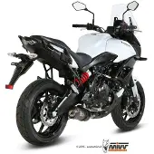 MIVV Oval Kawasaki Versys 650 2015-20 K.041.l3c Gehomologeerde Slip On Uitlaatdemper