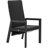 CLEMENTO Sunso dining tuinstoel aluminium sunbrella 2 stuks