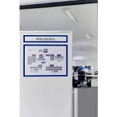 MAGNETOPLAN 1131803 Magnetisch frame Blauw DIN A3 staand, DIN A4 liggend