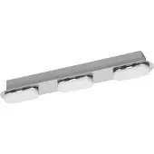 Ledvance Slimme plafondlamp Orbis Wall Duplo, dimbaar, chroom / zilver, Badkamer, Kunststof, Modern, Slimme plafondlamp