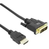 ACT HDMI naar DVI-D Kabel - HDMI-A Male naar DVI 18+1-pin Male 2 m Zwart