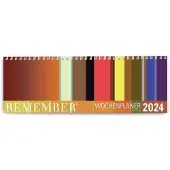 REMEMBER - Weekkalender 2024 - Papier - Multicolor -