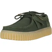 Clarks Mocassins 'Torhill Lo' donkergroen