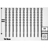 ALLBE 10 stuks 10X260 MM betonboor