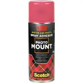 3M Scotch PhotoMount Lijmspray Transparant Permanent na droging 400 ml