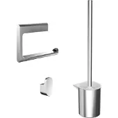 Emco Flow Toilet accessoireset - 3delig - Chroom 279800101