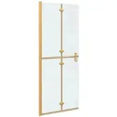 vidaXL Inloopdouche wand Goud 80 x 6,5 x 190 cm