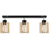 Light hom Moderne LED-plafondlamp van hout