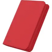 Ultimate Guard Zipfolio 160 8 Pocket Xenoskin Trading Card Folder Rood Kinderen