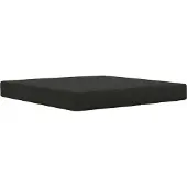 vidaXL Buitenbankkussen Polyester Zwart 80 x 80 x 8 cm