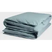 Yumeko Dekbedovertrek Percal Katoen 140x200 Blauw - Eco, Bio & Fairtrade