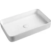 Hak Sapho BLADE keramische wastafel, opzetmodel, 65x40 cm, wit