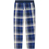 Schiesser Pyjamabroek 'Mix Relax ' lichtbeige / royal blue/koningsblauw / donkerblauw