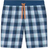 Schiesser Pyjamabroek ' Mix & Relax ' blauw / wit