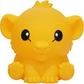 Paladone Simba SquishyGlo Siliconen Nachtlamp - 15 cm, Warm Wit