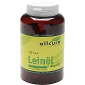 Allcura Naturheilmittel GmbH Lijnzaadolie capsules, 180 capsules