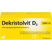 Trommsdorff GmbH & Co. KG Dekristolvit D3 2000 IE tabletten ondersteunt het immuunsysteem, 90 tabletten