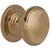 Hardbrass Voordeurknop Pragma 70 mm | PVD Messing