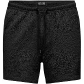 Only & Sons Zwemshorts 'Ted' zwart