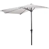 Gardalux Parasol | | Ø 270 cm (Crème, Half)