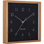 Karlsson Klok Neat Cuadrado Black