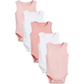 Next Rompertje/body rosa / pitaja roze / wit
