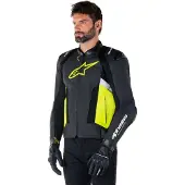 Alpinestars Missile V3 Airflow geperforeerde motorfiets lederen jas Maat