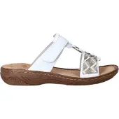 Rieker Slippers Wit | Maat: 39