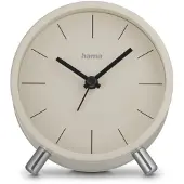 Hama wekker- Flores - Geluidsarm- Grijs/beige
