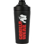 Gorilla wear Metal Shake Beker - 740 ml - Zwart