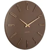 Karlsson Esmerado Wandklok | Ø40cm | Mocha bruin