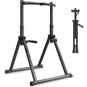 Vevor Opvouwbare Pull-up Bar/Power Dip Station met een draagvermogen van 150 kg