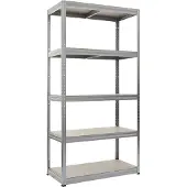 Work-it Steel shelf unit with 5 shelves 275 kg