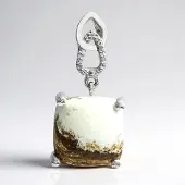 Cavill - Zilveren hanger - 925 Sterling zilver - 6,91 ct Braziliaanse Magnesiet - 0,036 ct Witte Topaas - Elegante sieraden