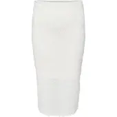 ONLY Carrosil Midi-rok Dames Wit M-46/48