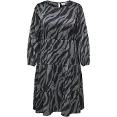 ONLY Carzorra Midi-jurk Dames Zwart 50