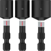 Bosch Accesorios Pro Impact 8/10/13 Dopsleutel 50 Mm 3 Eenheden