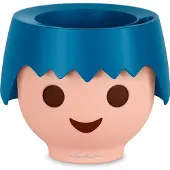 Lechuza Playmobil OJO - Plantenbak - ALL-IN-ONE set met stick-bewateringssysteem - oceaanblauw