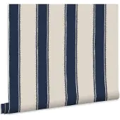 Laura Ashley Denwick Stripe Behang - Streep - 10mx52cm - Blauw