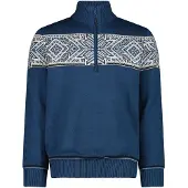 CMP Gebreide trui met ritskraag | Maat 3XL