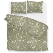Zohome Zo Home Dekbedovertrek Flanel Yarrow - green 260x200/220cm